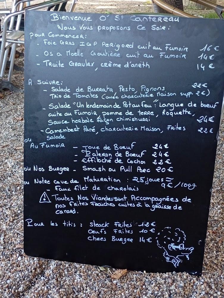 O St Cantereau - Menu Image 3