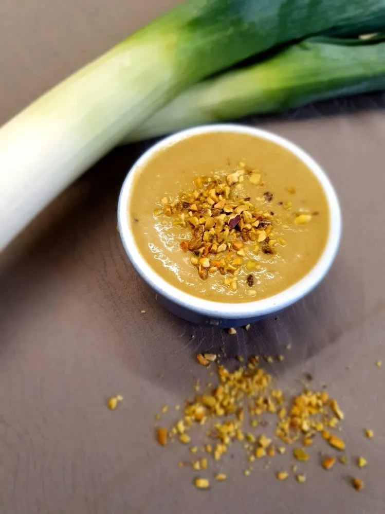 Soupe Poireaux Pistache